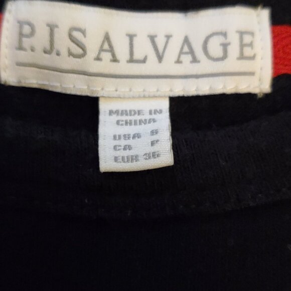 PJ Salvage Happy Howlidays Pajama Top Size Small - Picture 3 of 4